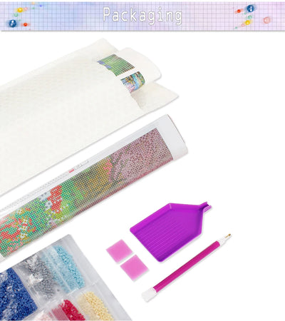 5D Ariel Diamond Mosaic Diamond Art Princess 30x40cm - Creative Serenity