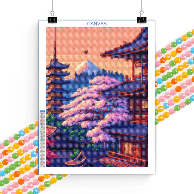 DIY Japan Pixel 5D Diamond Art Painting - Creative Serenity
