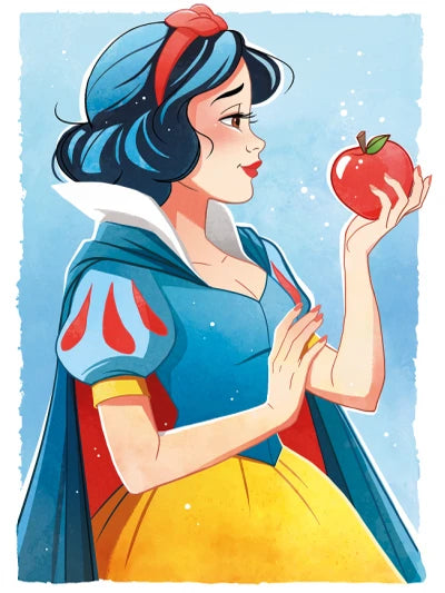DIY Snow White Oil Painting By Numbers Princess - Creative Serenity