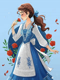 DIY Belle Oil Painting By Numbers Princess - Creative Serenity