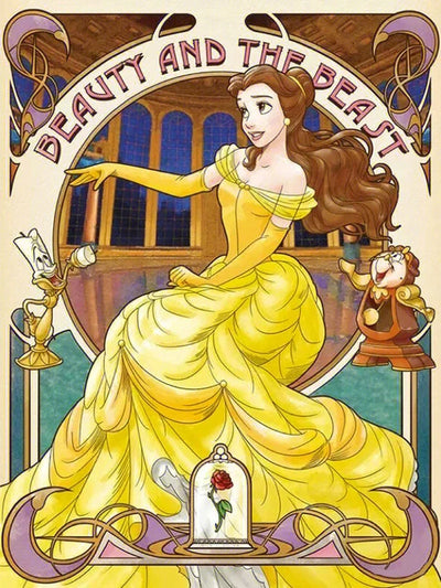 Belle 5D Diamond Painting Princess 30x40cm - Creative Serenity