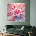 Large Pink Lily Flower 5D Diamond Art Painting - Creative Serenity