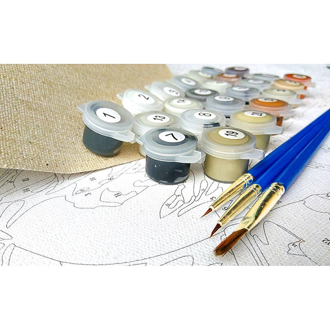 DIY Graffiti Holding Hands Painting By Numbers Art - Creative Serenity