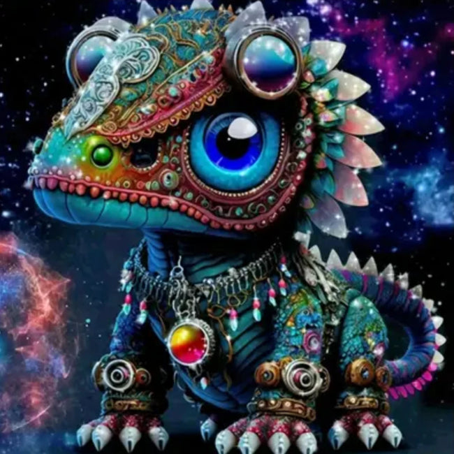 DIY Dragon Diamond Art Painting Kit 20x20cm - Creative Serenity