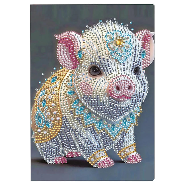 DIY Animal Diamond Art Notepad - Creative Serenity