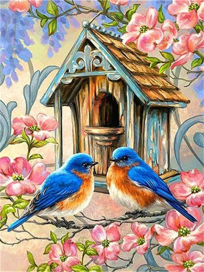 DIY Birds Nest 5D Diamond Art Painting 30x40cm - Creative Serenity