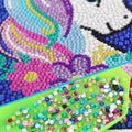 DIY Kids Unicorn Diamond Art Painting 15x15cm - Creative Serenity