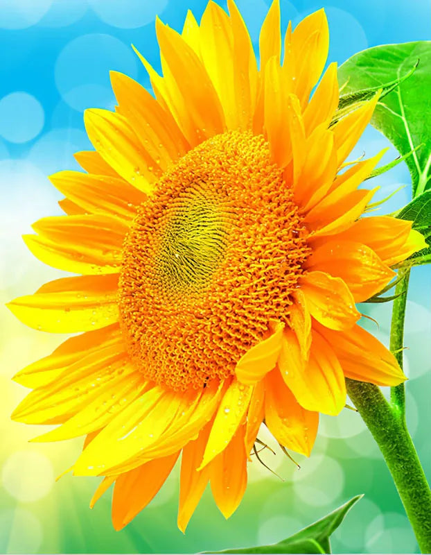 DIY Flowers 5D Diamond Art Painting 30x40cm - Creative Serenity