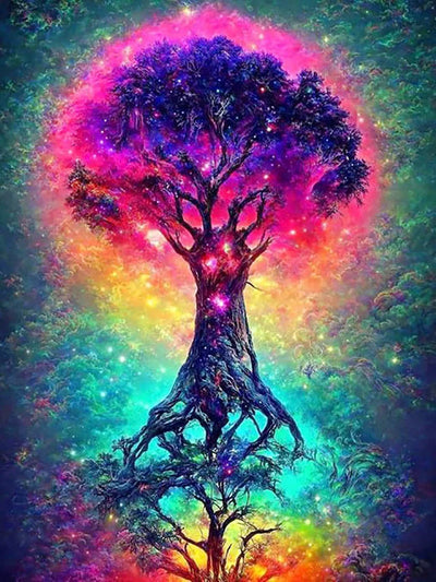 DIY Tree 5D Diamond Art Painting 30x40cm - Creative Serenity